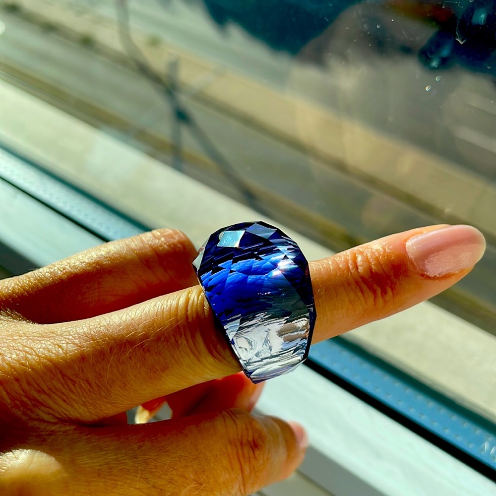 Size 55 nirvana ring like new